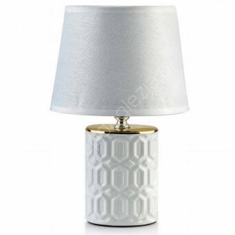 Lampa dekoracyjna Luna biała 28x9,5cm