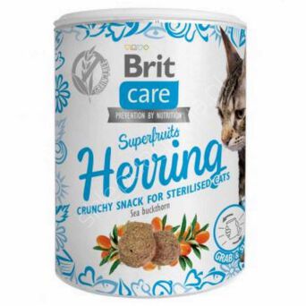 Brit Care Kot  100g Snack Śledź