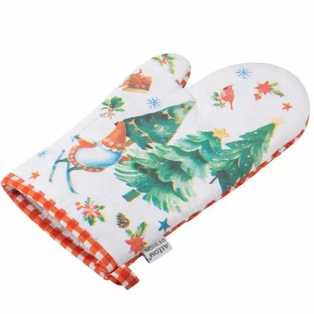 Rękawica kuchenna Zimowe Skrzaty 18x28cm