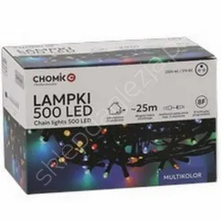 Lampki 500 LED Multikolor dł. 3+25m