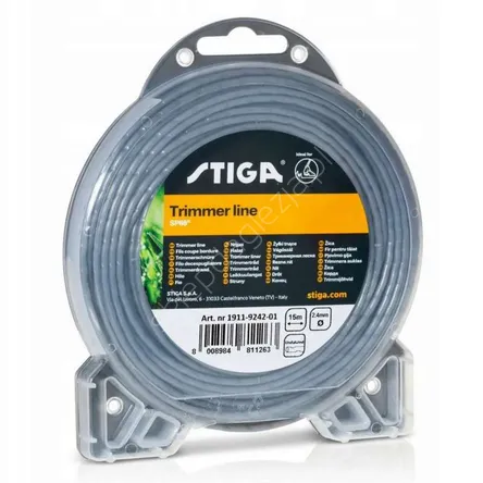 Żyłka 2,4mm  15m Stiga karb.SP6blister