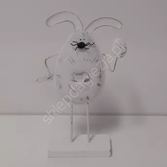 Baranek , Króliczek, Kurka metalowa 18cm