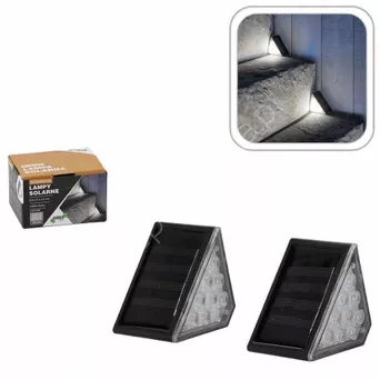 Lampy schodowe LED kpl. 2 szt. ciepły biały