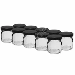 Słoiczek 40ml z kolorową zakrętką kpl.10szt