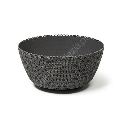 Doniczka Jersey 300mm antracyt