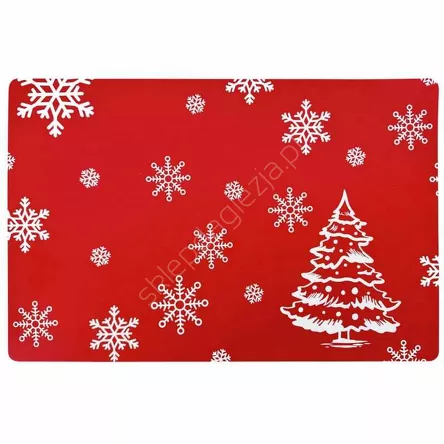 Mata na stół Zimowa Choinka 28x43cm