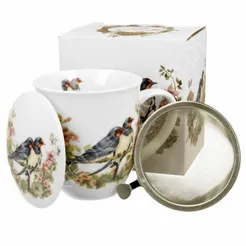 Kubek Jaskółki z zaparzaczem 400ml