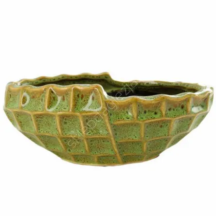 Doniczka Dijk 20,5*12x7,5cm oliwkowa zieleń