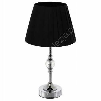 Lampa dekoracyjna stołowa czarna