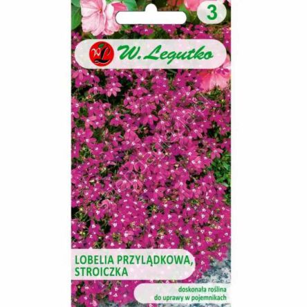 Lobelia przylądkowa Stroiczka karminowo-czerwona 0,1g  L