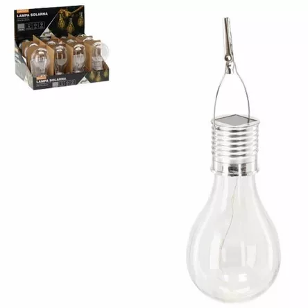 Lampa solarna Żarówka 7,5x7,5x22cm