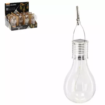 Lampa solarna Żarówka 7,5x7,5x22cm