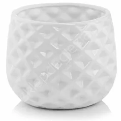 Doniczka cer P 39.052.16 biała