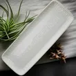 Półmisek ceramiczny 25cm OMBRES WHITE