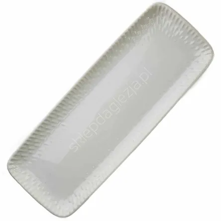 Półmisek ceramiczny 25cm OMBRES WHITE