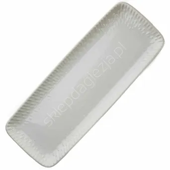 Półmisek ceramiczny 25cm OMBRES WHITE