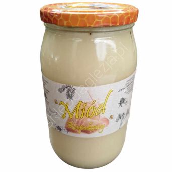 Miód 0,9L pszczeli rzepakowy  (1150g) K