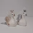 Łabędź biały z koroną 12cm