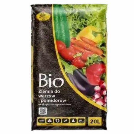 Ziemia 20l do warzyw i pomidorów Bio KK