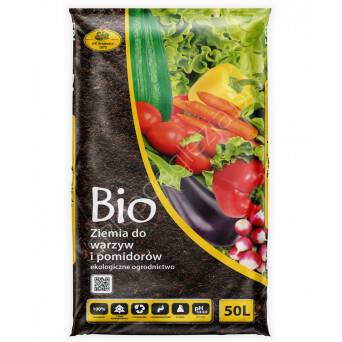 Ziemia 20l do warzyw i pomidorów Bio KK