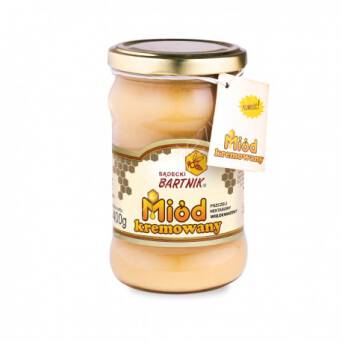 Miód wielokwiatowy kremowany 0,4kg słoik