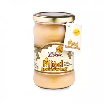 Miód 0,4kg wielokwiatowy kremowany  słoik