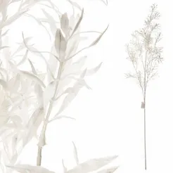 Gałązka listki drobne biała 100cm