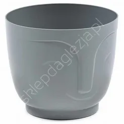 Doniczka Lam ATENA 140mm szara