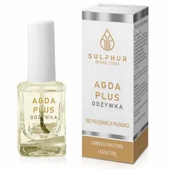 Sulphur Płyn do pielęgnacji paznokci AGDA "plus" 10ml