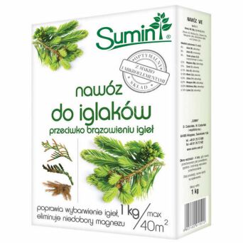 Nawóz Sumin do iglaków przeciw brązowieniu 1kg