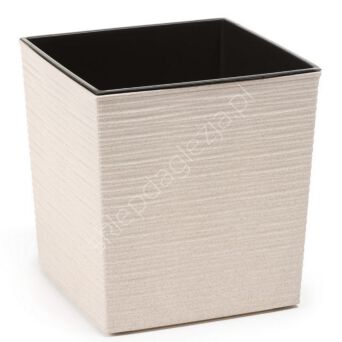 Doniczka Lam Juka Eco 250*250 dłuto biała