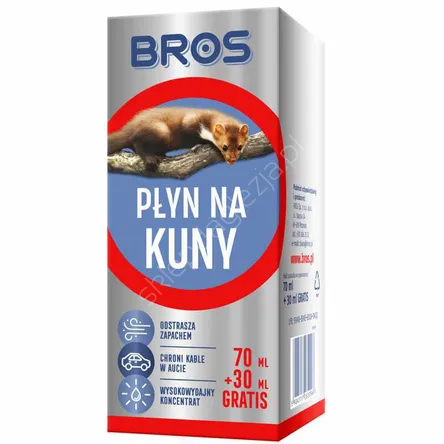 BROS Płyn na kuny 70ml+30ml gratis 