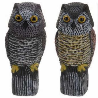 Sowa z ruchomą głową 16x38cm