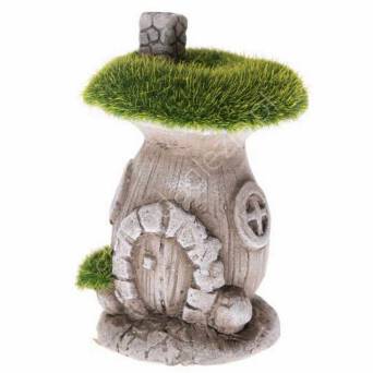 Domek ceramiczny z trawą
