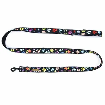 Smycz KenDog 200cm 3cm Kolorowe Łapki