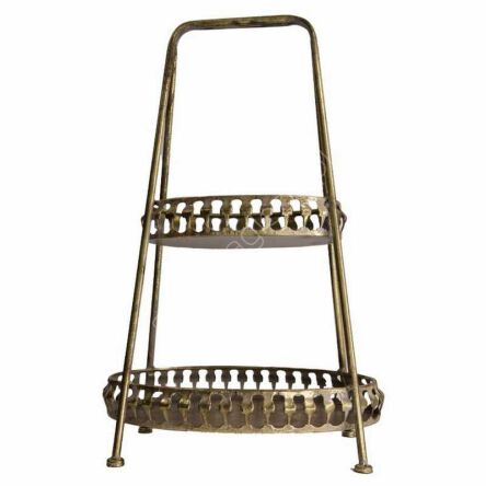 Patera 39x28x59cm metalowa podwójna 