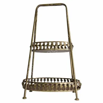 Patera 39x28x59cm metalowa podwójna 