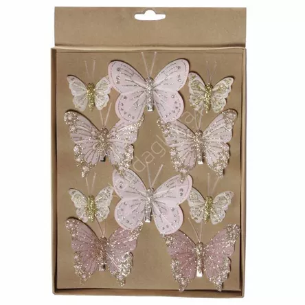 Klips Motyle 10szt