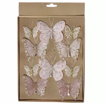 Klips Motyle 10szt