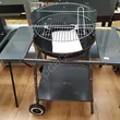 Grill ruchomy okrągły z dwiema półkami 606 