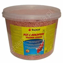 Pokarm dla ryb 11l/900g Koi&Goldfish Colour Sticks