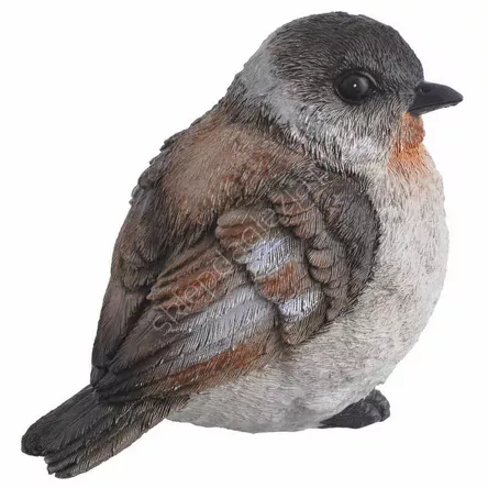 Ptak ceramiczny 12,5cm brązowy