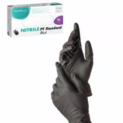 Rękawiczki nitrylowe czarne XL 1opak.