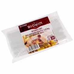 Woreczki foliowe do szynkowaru 0,8kg 20sztuk