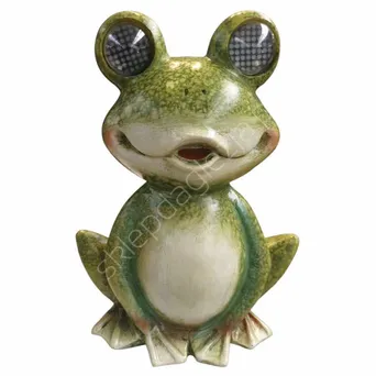 Figurka LED żaba z ruchomymi oczami 26cm