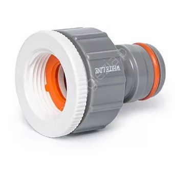 Przyłącze kranowe 1"/3/4" Power-Jet White Line