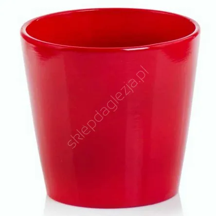 Doniczka cer P 71.039.14 czerwona