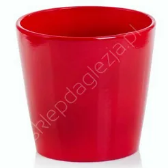 Doniczka cer P 71.039.14 czerwona