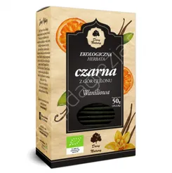 Herbata Eko Czarna Waniliowa 25x2g