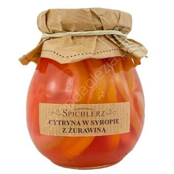 Symbol Smaku Cytryna w syropie z żurawiną 260g